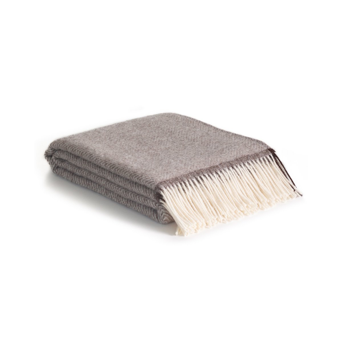 Wool Throw Blanket, Beige – Soft Comfort for Everyday Living