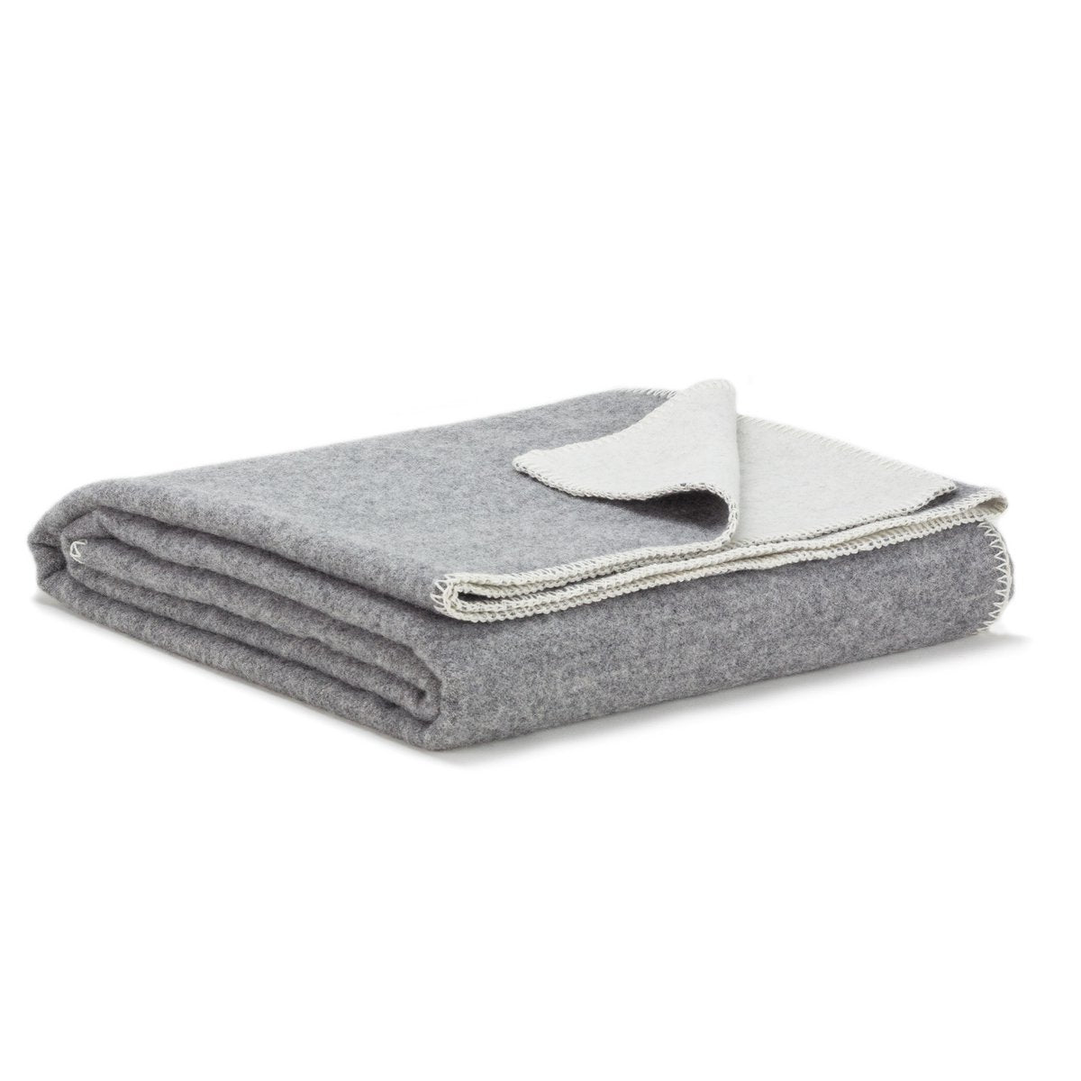 Wool Blanket, Grey (200x220 cm) – Natural Warmth for Slow Living