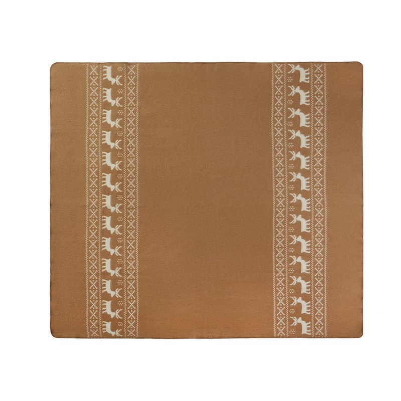Reindeer Wool Blanket (200x210 cm) – Soft Merino Warmth for Slow Living